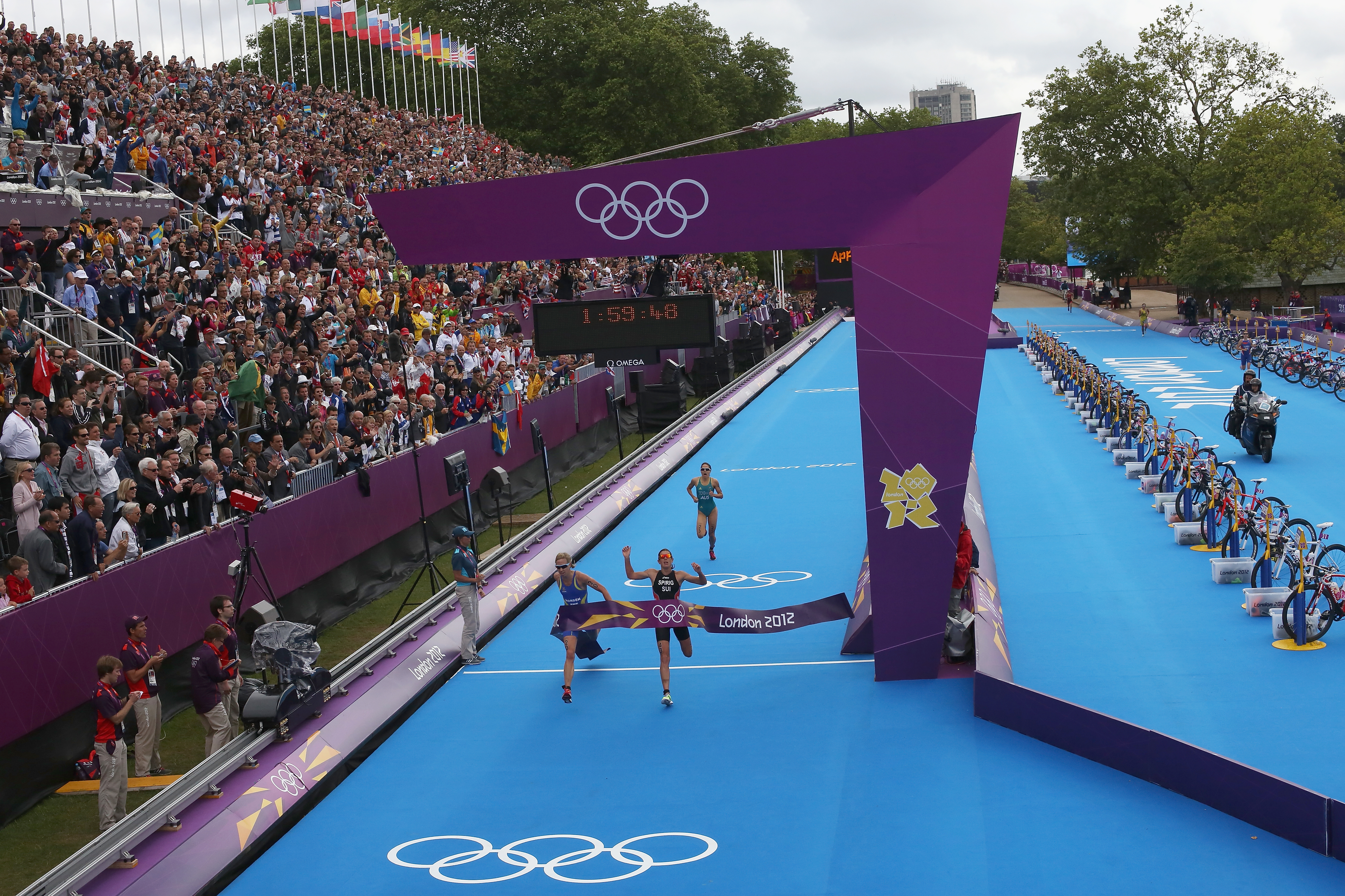 Olympics Day 8 - Triathlon Spirig pips Norway's Norden to gold at the London 2012 Olympics / Getty Images
