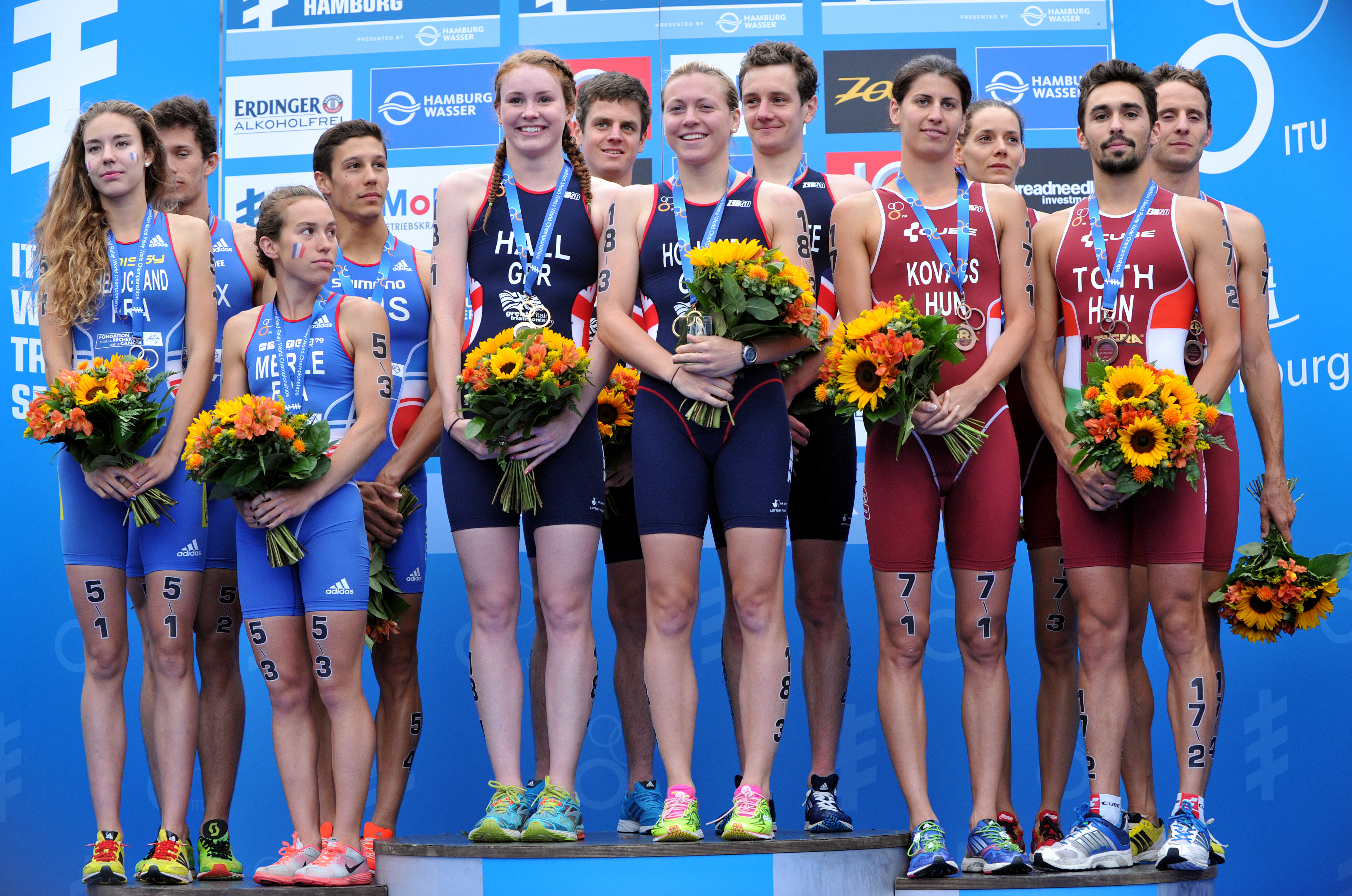 msj_9801 2014: First place at Hamburg ITU Triathlon Mixed Relay World Champs / World Triathlon