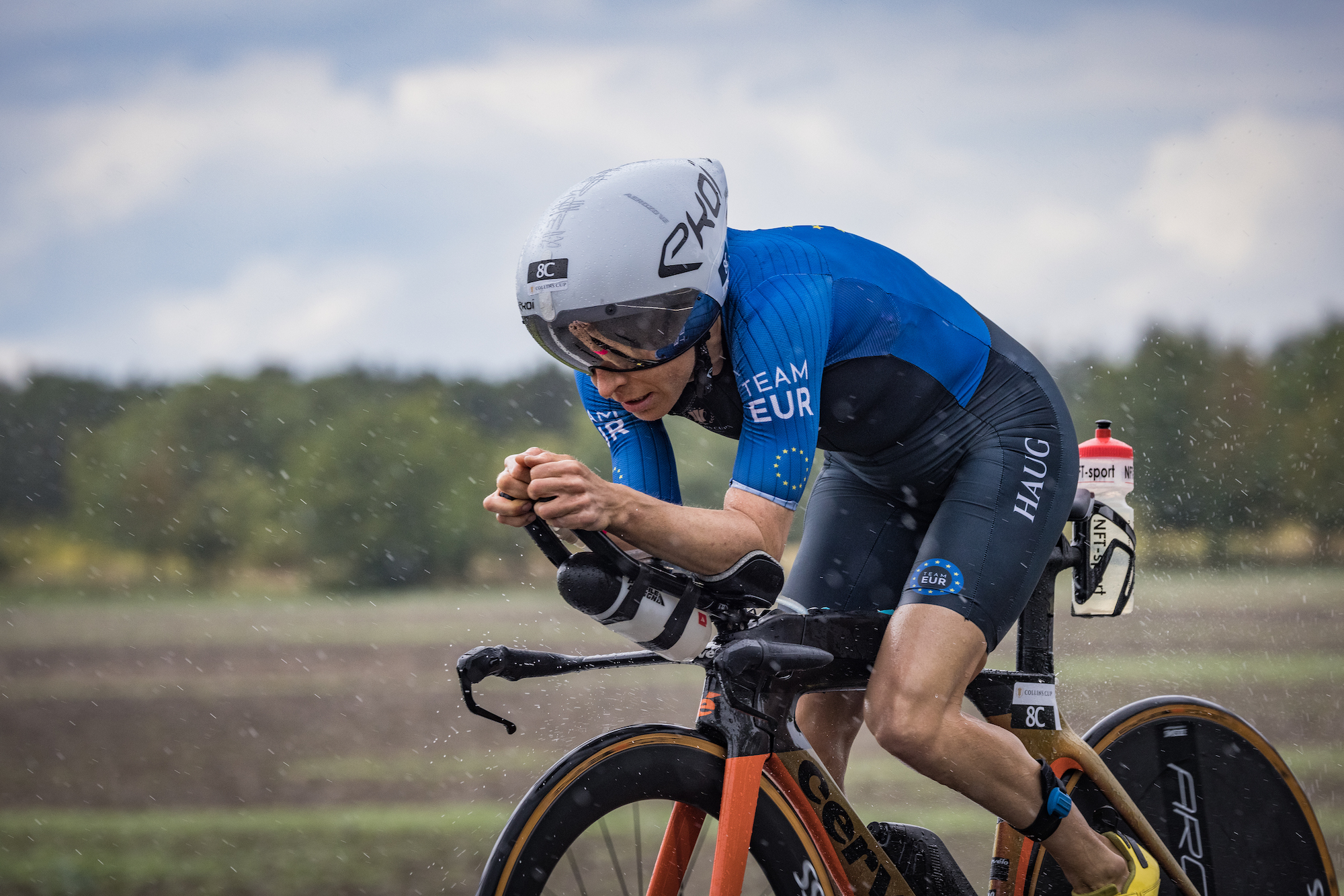 Anne Haug races at the Collins Cup