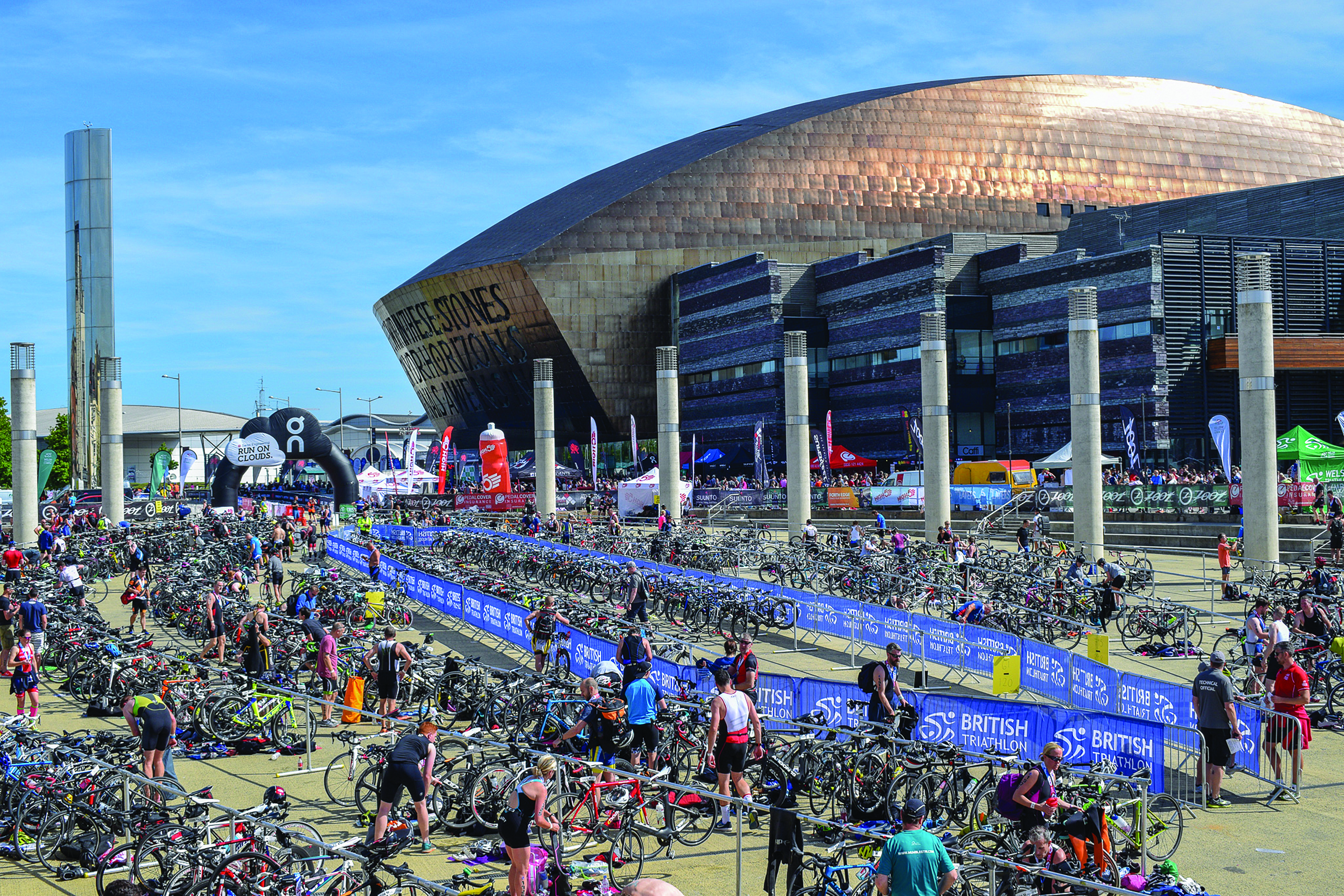 Cardiff Triathlon - Transition