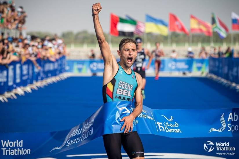 Jelle Geens wins World Triathlon Abu Dhabi