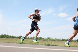 Britain’s Kat Matthews smashes 8hr barrier for iron-distance triathlon