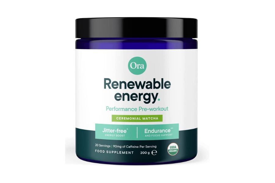 Ora Organic Natural Pre Workout Powder