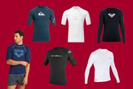 Our favourite swim shirts for warmth and UV protection in 2025