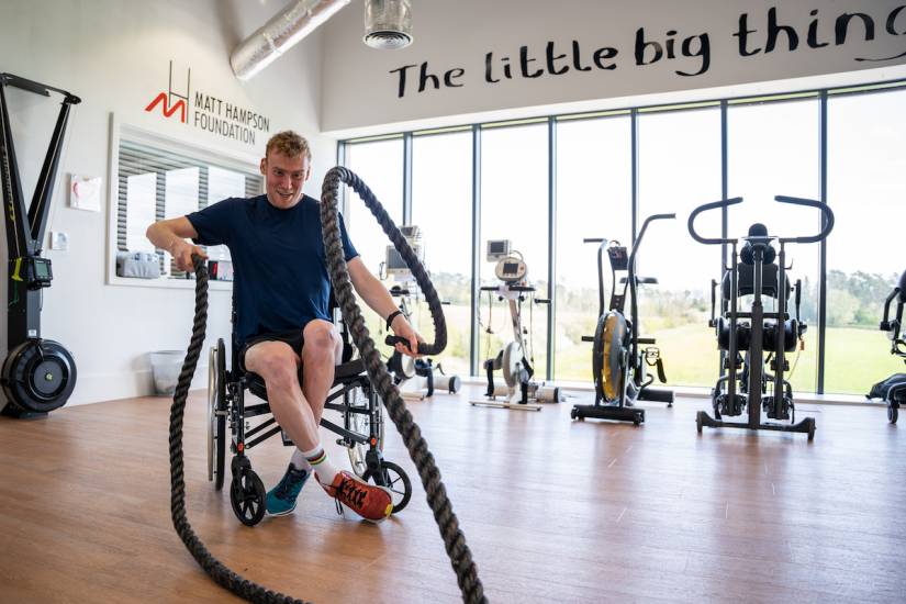 George Peasgood: “90% of people with my brain injury don’t wake up again”