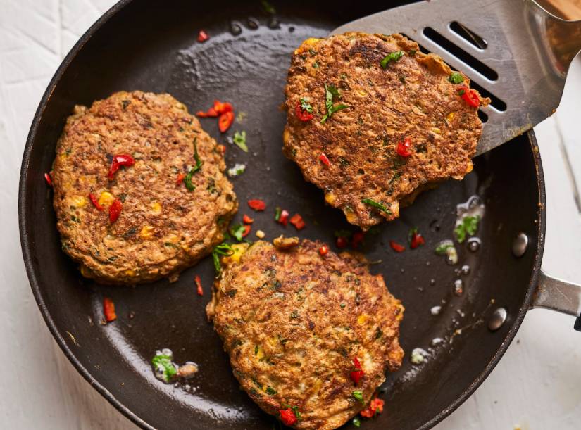 Sweetcorn and sweet potato frittatas