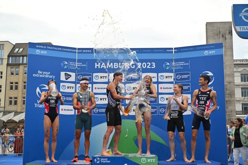 Hayden Wilde and Cassandre Beaugrand win Hamburg WTCS