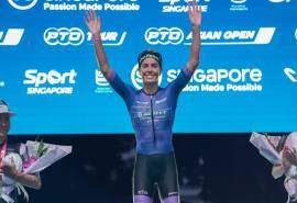 Ashleigh Gentle back on top in Singapore