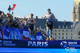 Team Germany win the Paris Olympics Mixed Relay Test Event