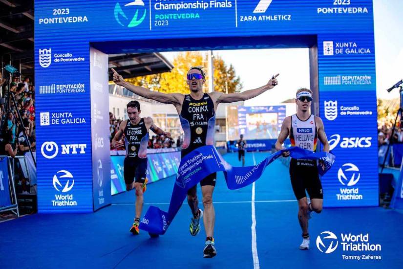 Dorian Coninx wins 2023 World Triathlon title as Alex Yee and Hayden Wilde have day to forget