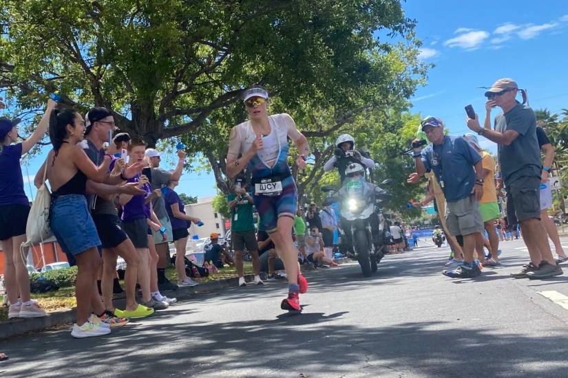 Lucy Charles-Barclay puts on five-star show to win first Ironman World Championship