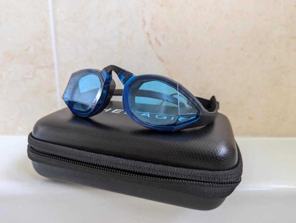 Product shot of TheMagic5 Blue Magic goggles