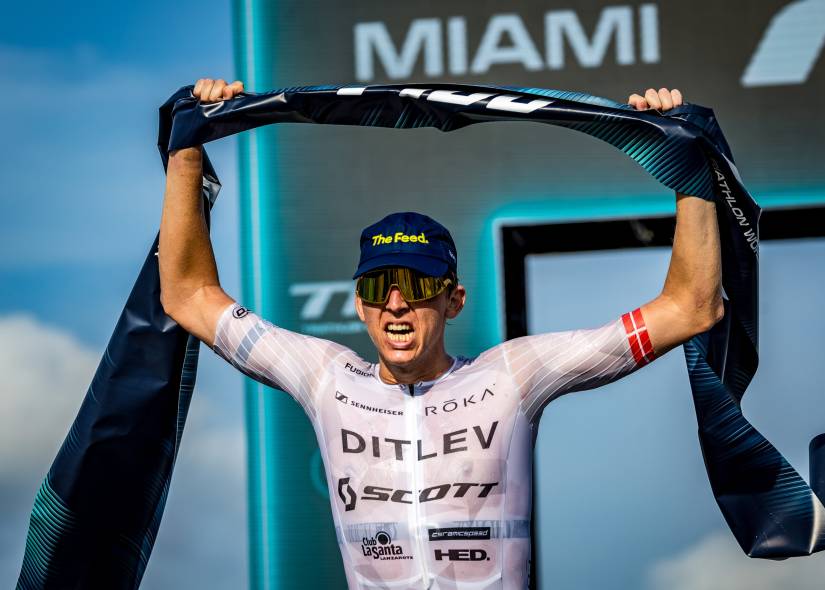 Miami T100: Magnus Ditlev wins first race of new series