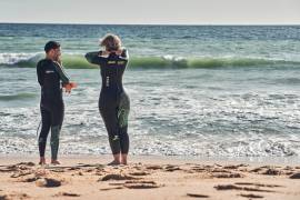 Why do I feel out of breath when I swim in a wetsuit?