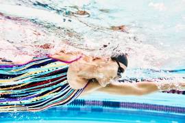 What breathing pattern should I use in the swim?