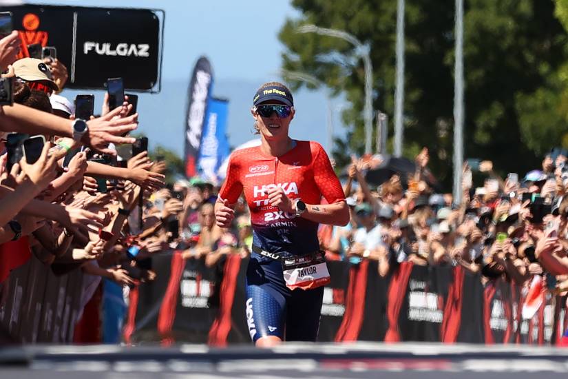 Taylor Knibb wins third straight Ironman 70.3 World Championship
