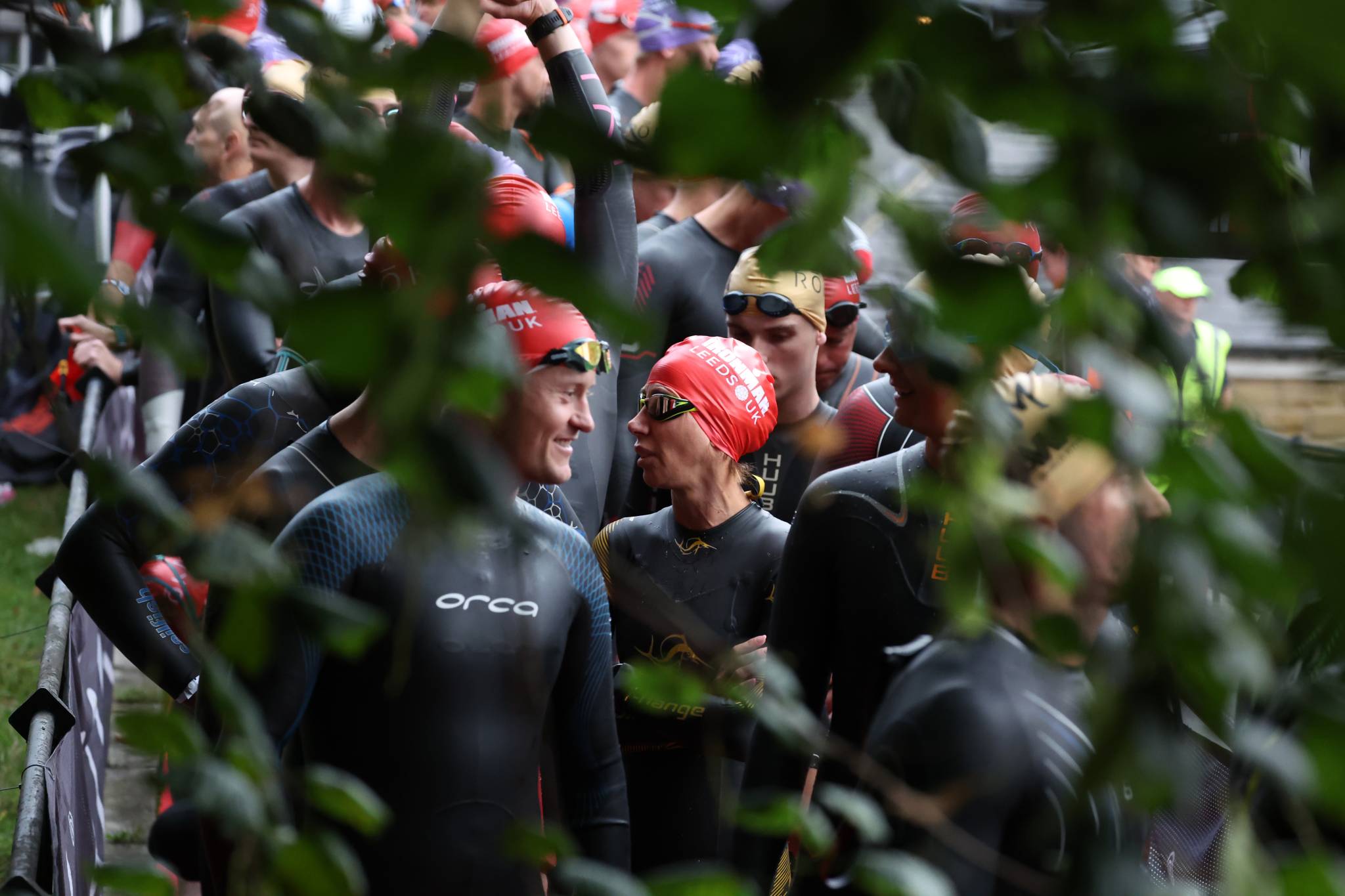 Athletes prepare for Ironman Leeds on July 27, 2025 in Leeds, England