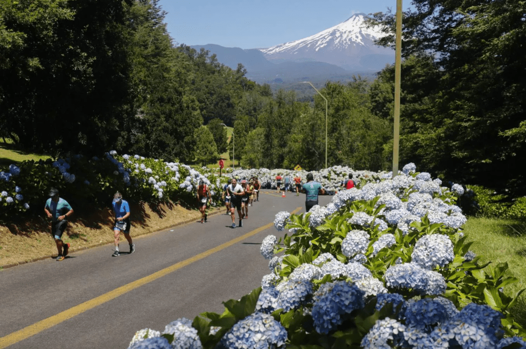 Ironman 70.3 Pucón race route