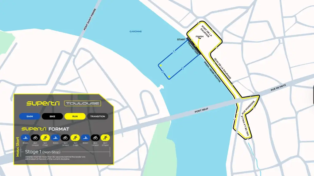supertri toulouse course map