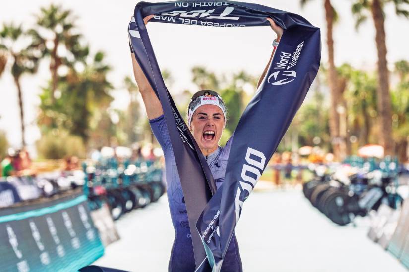 Spain T100 gallery: Lucy Charles-Barclay tops an all-Brit podium and Hayden Wilde dominates the men’s race