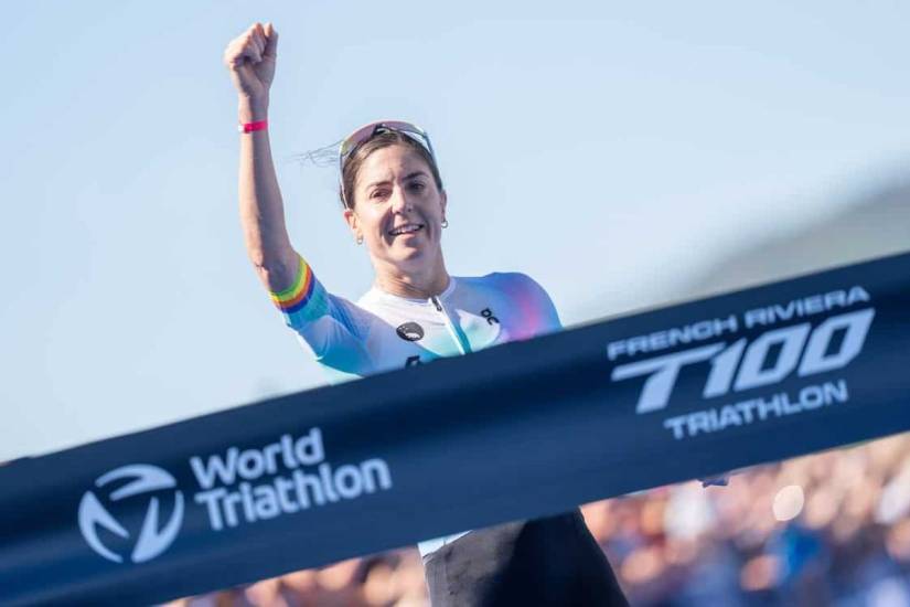 Ashleigh Gentle runs to convincing T100 French Riviera win as Hayden Wilde holds off closing Jelle Geens
