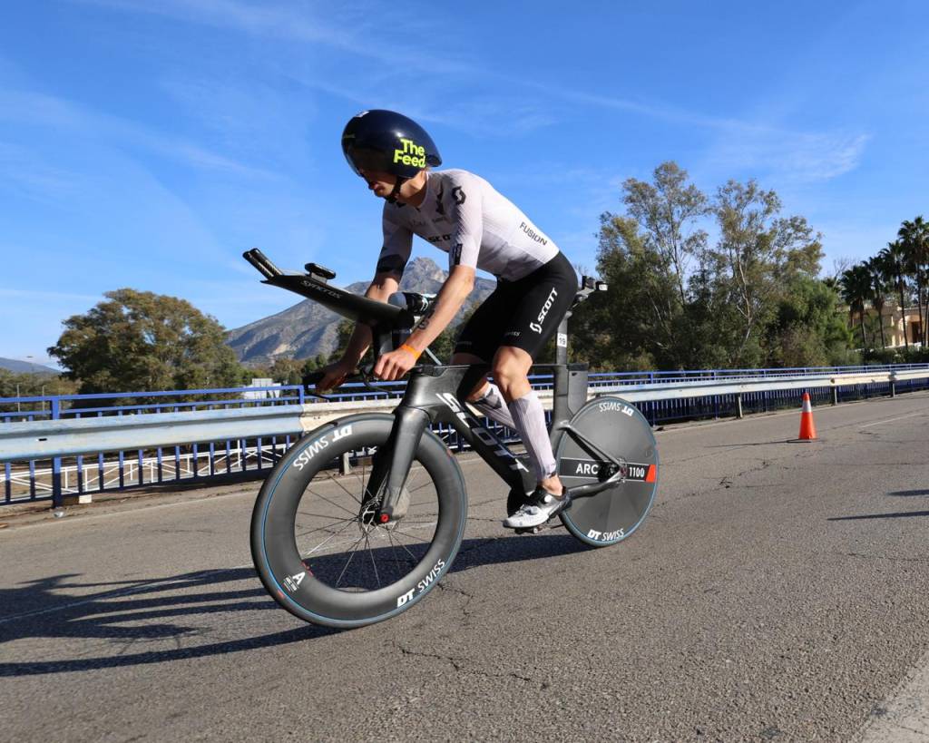 Magnus Ditlev relished pushing the pace on the downhills. Pic credit: Ryan Sosna-Bowd