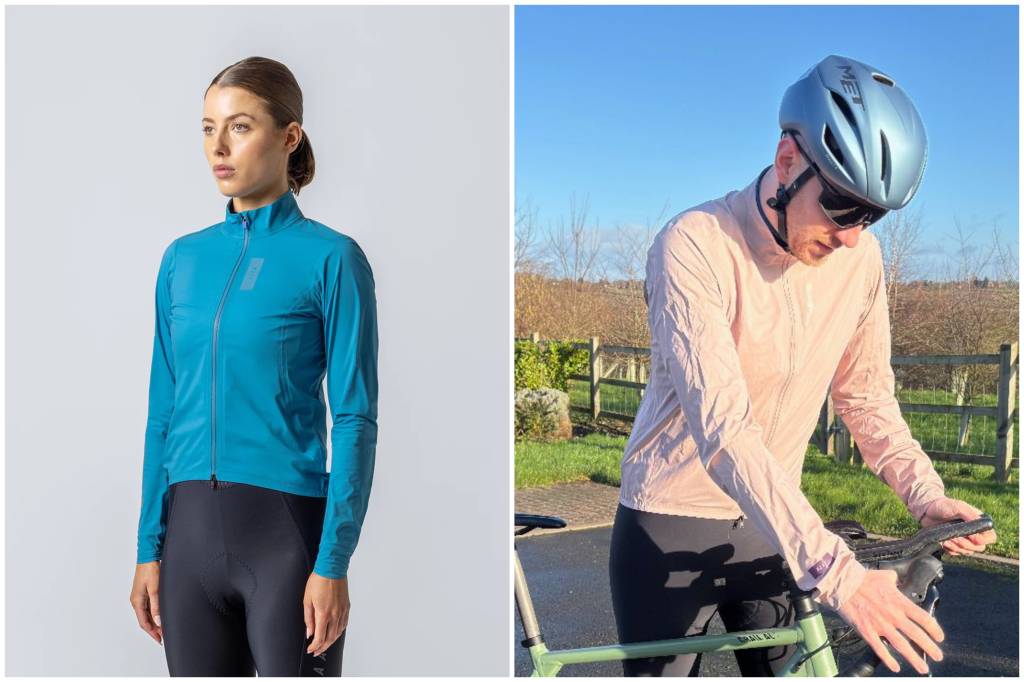 Collage of woman and man wearing Maap Atmos jacket