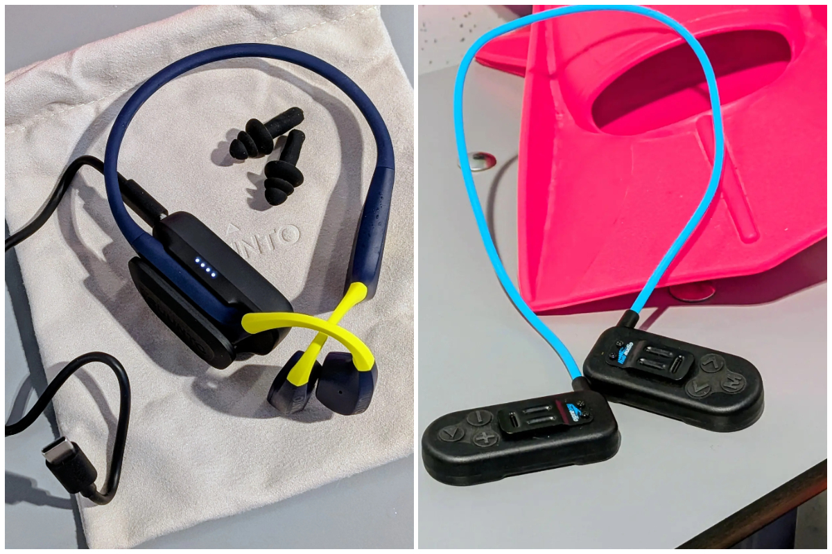 H20 Audio Sonar 2 Pro vs Suunto Aqua: which style of waterproof swim headphones is best?