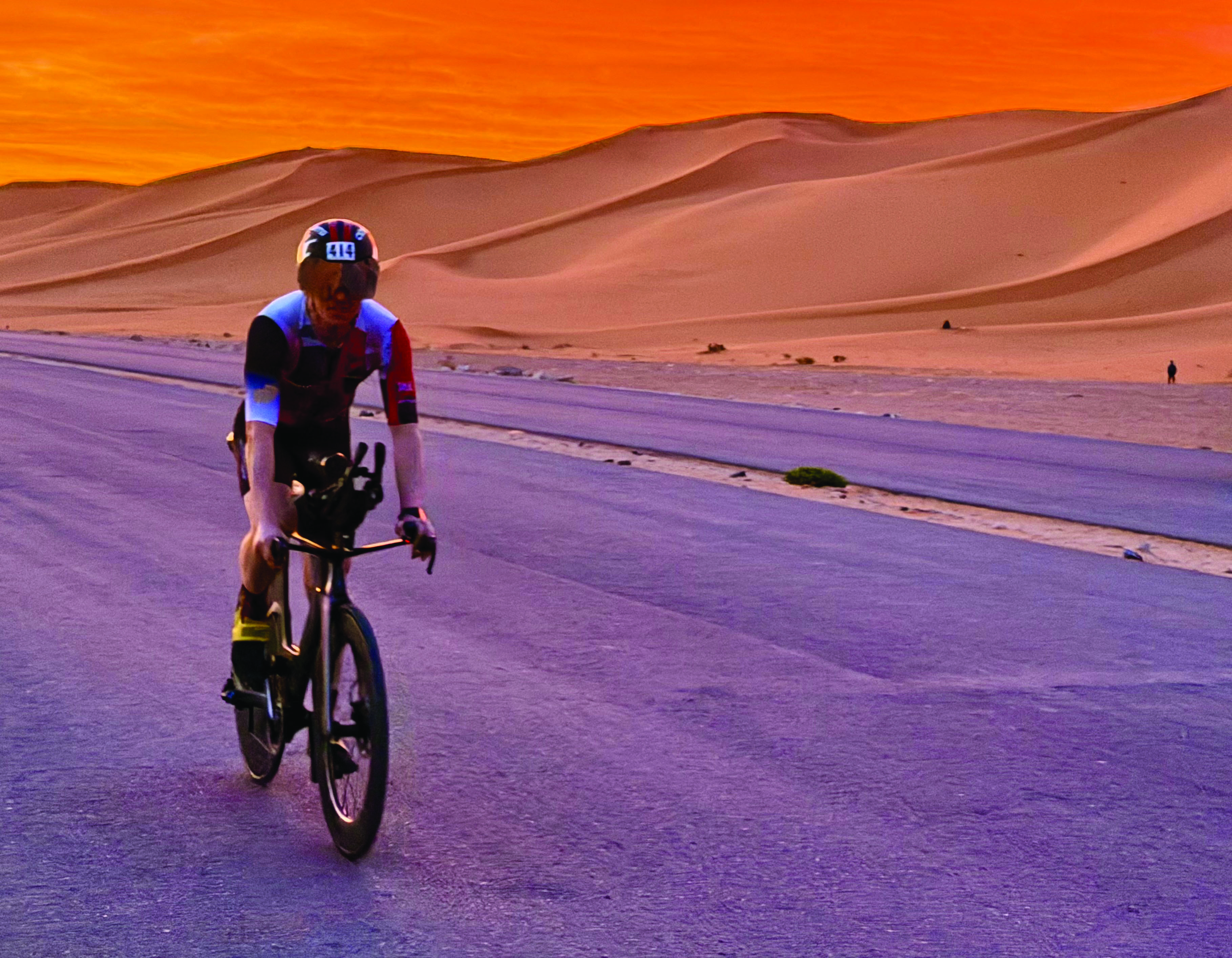 “I’m swimming in the middle of the Sahara Desert!” We hear from the winner of this year’s Saharaman
