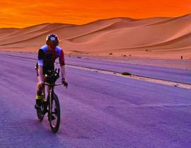 “I’m swimming in the middle of the Sahara Desert!” We hear from the winner of this year’s Saharaman