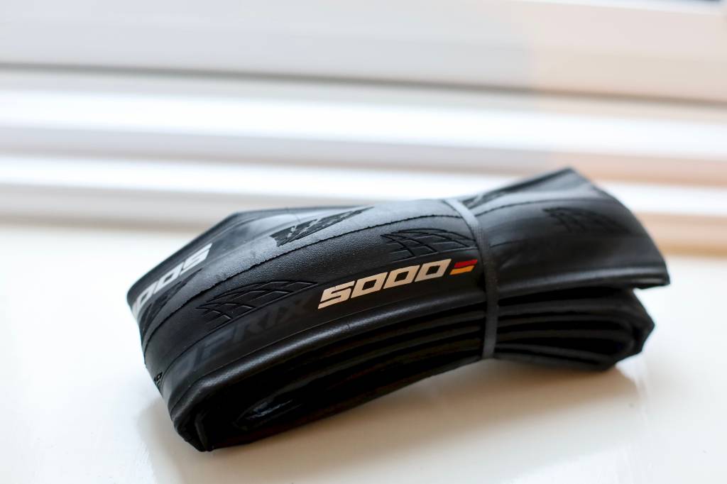 Black Continental GP5000 tyre