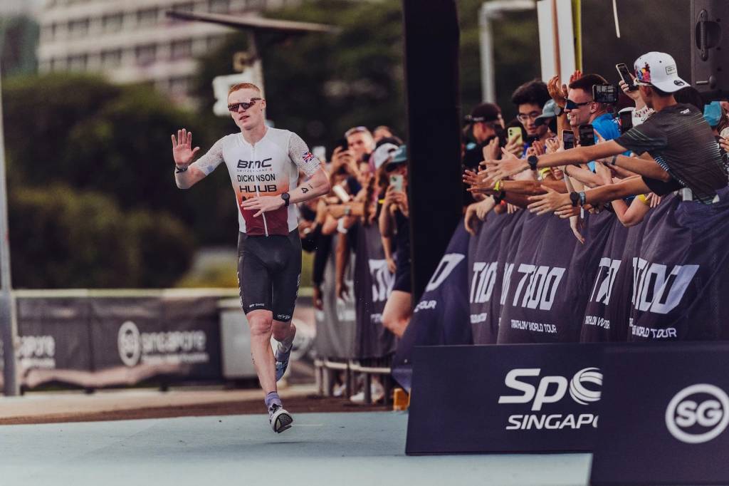 Sam Dickinson finishes second at the Singapore T100