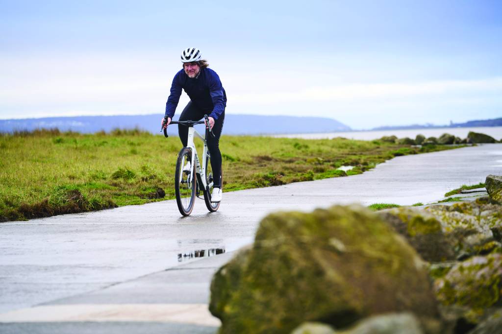 man on bike