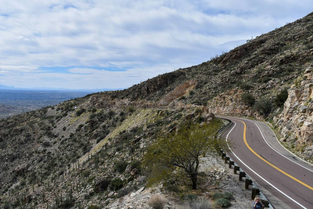 Road on the side of a mountain
