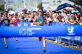 One second separates podium athletes as Aussie Luke Willian snatches gold in World Tri Chengdu
