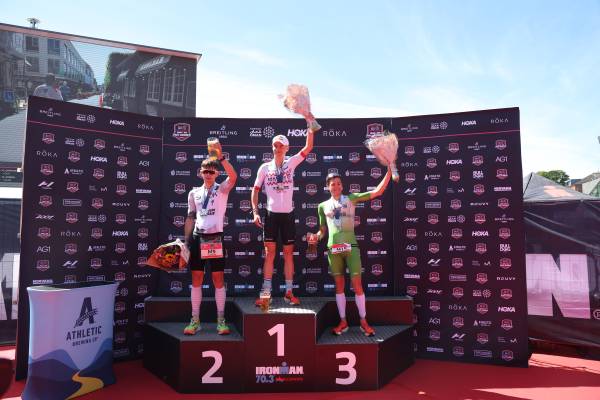 “He did not make it easy for me!” Martin Van Riel battles local favourite Valdemar Solok in thrilling Ironman 70.3 Elsinore race