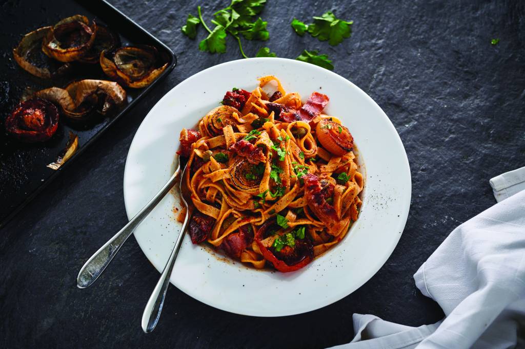 tagliatelle with bacon