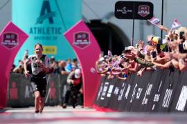 Paula Findlay wins on Ironman debut as Marten Van Riel claims first full-distance victory at Lake Placid