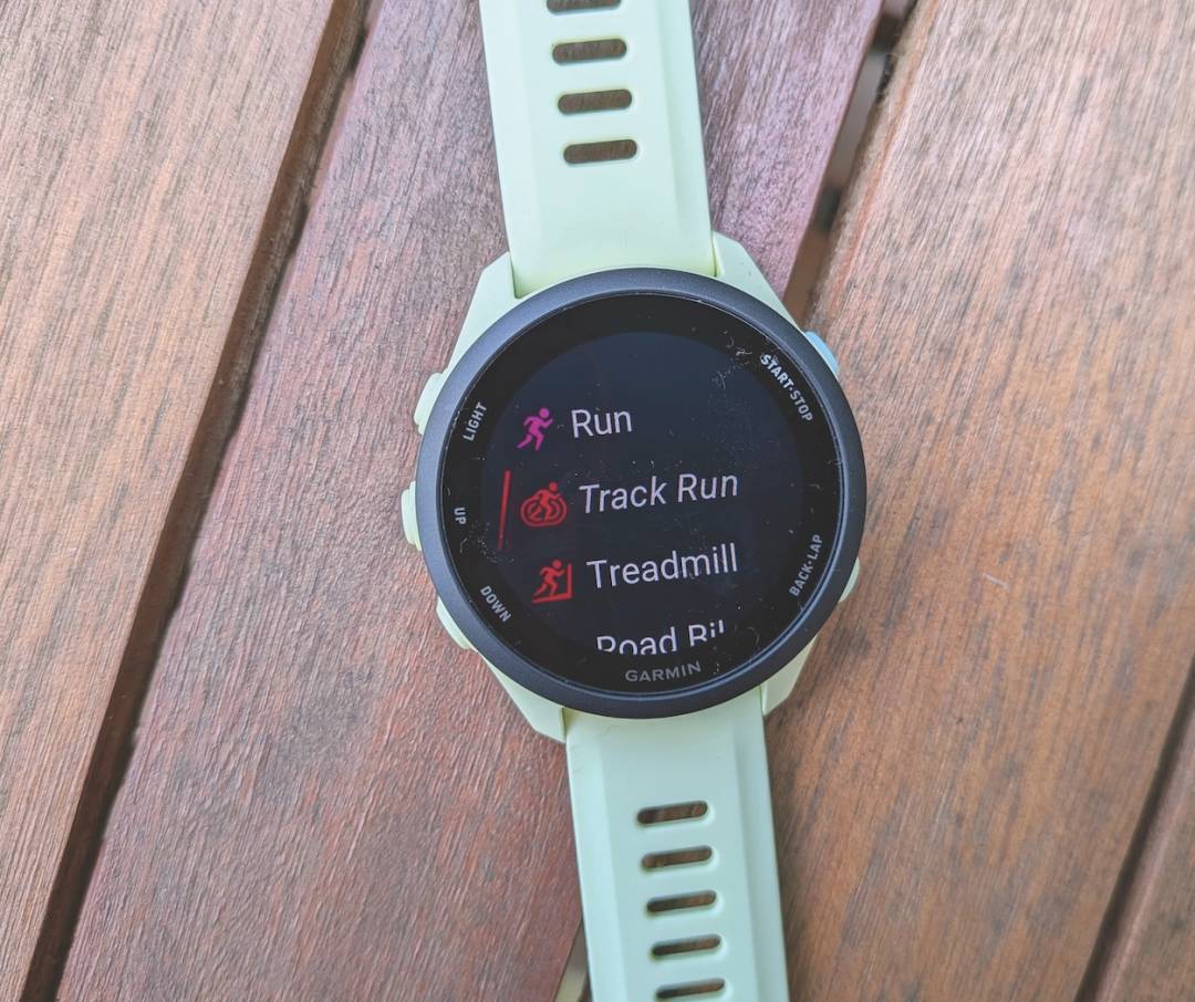 Product shot of Garmin 70 running watch