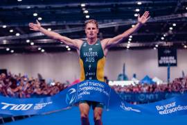 “It was nice to have another battle with Vasco!” Matt Hauser sprints to the win in WTCS London men’s race