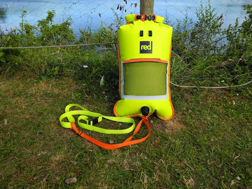 First look: Red 2-in-1 Reversible Swim Tow Float Dry Bag Backpack